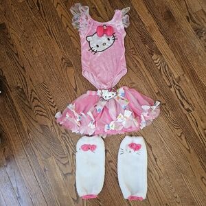 Pink Hello Kitty Tutu Dress with Leg Warmers